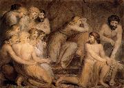 William Blake Joseflasst Simeon tie up oil painting on canvas